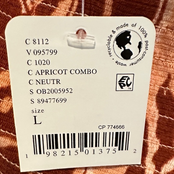 Free People Rust Floral Blouse - Picture 3 of 6